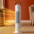 Devanti Ceramic Tower Heater 2000W Electric Oscillating Portable Timer White