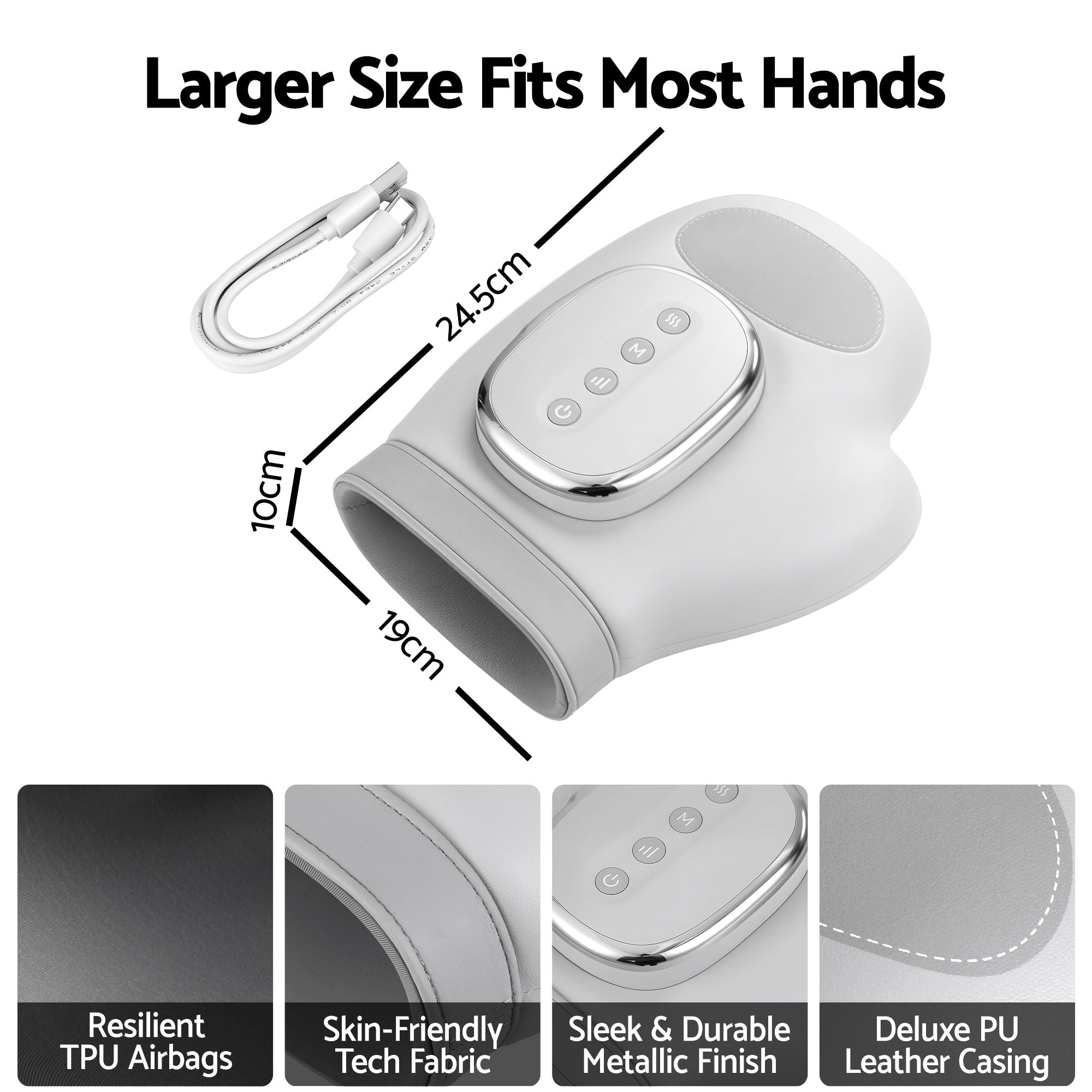 Livemor Hand Massager Heat Compression Arthritis Carpal Tunnel 5 Levels