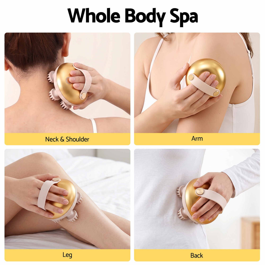 Livemor Scalp Massager Kneading Rechargeable Waterproof Head Shower Massage