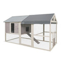 XL Wooden Chicken Coop Large Run Nesting Boxes Waterproof Backyard Hen House