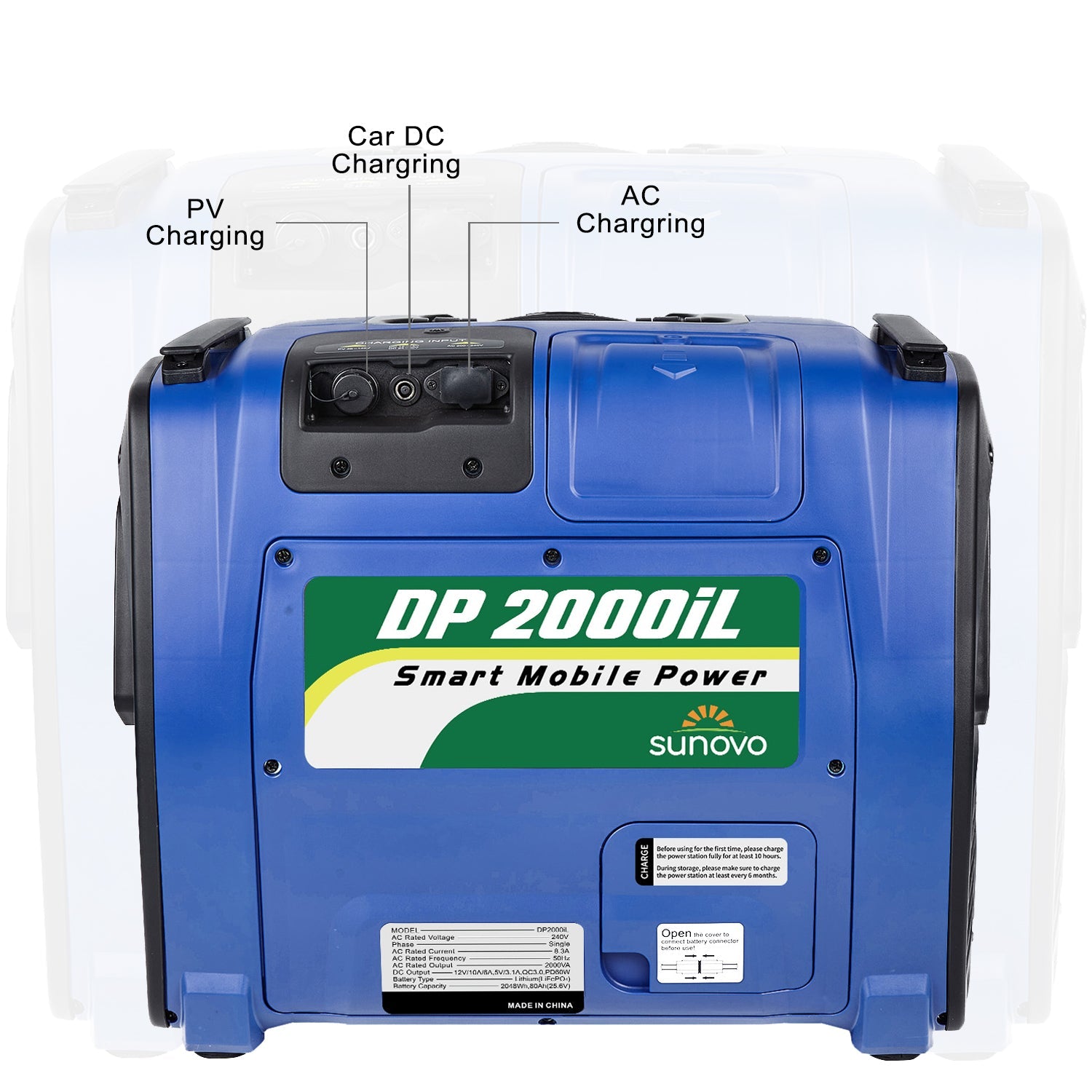 Samland 2000W Portable Power Station Solar Inverter Generator