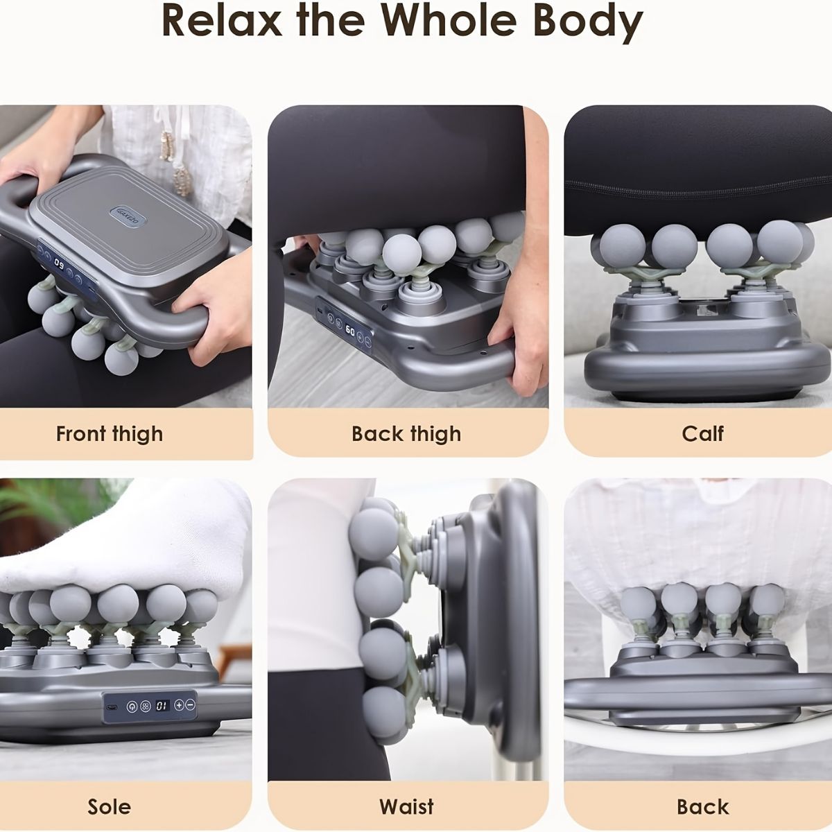 Massage Gun 16 Head Deep Tissue Percussion Muscle Massager 9 Speed Starry Sky
