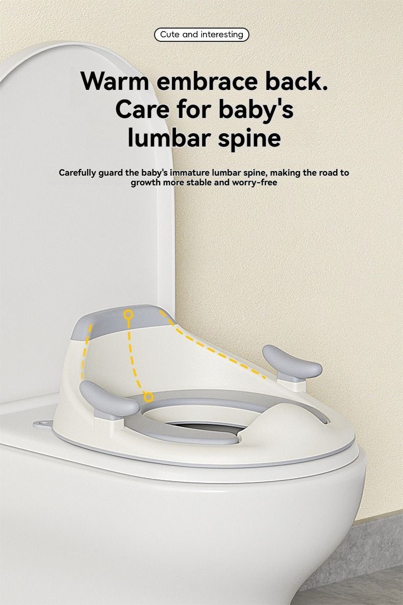 baby portable toilet seat, potty training, no installation, splash proof, hanging storage, travel potty seat, toddler toilet training seat - Camel - Size Hard seat cushion