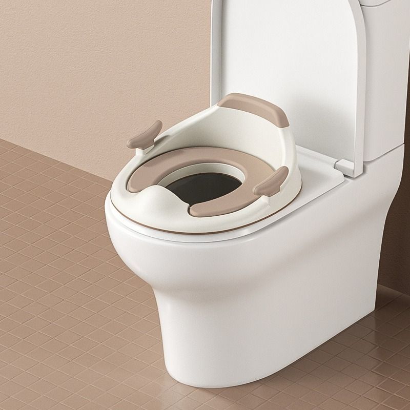 baby portable toilet seat, potty training, no installation, splash proof, hanging storage, travel potty seat, toddler toilet training seat - Gray - Size Soft cushion