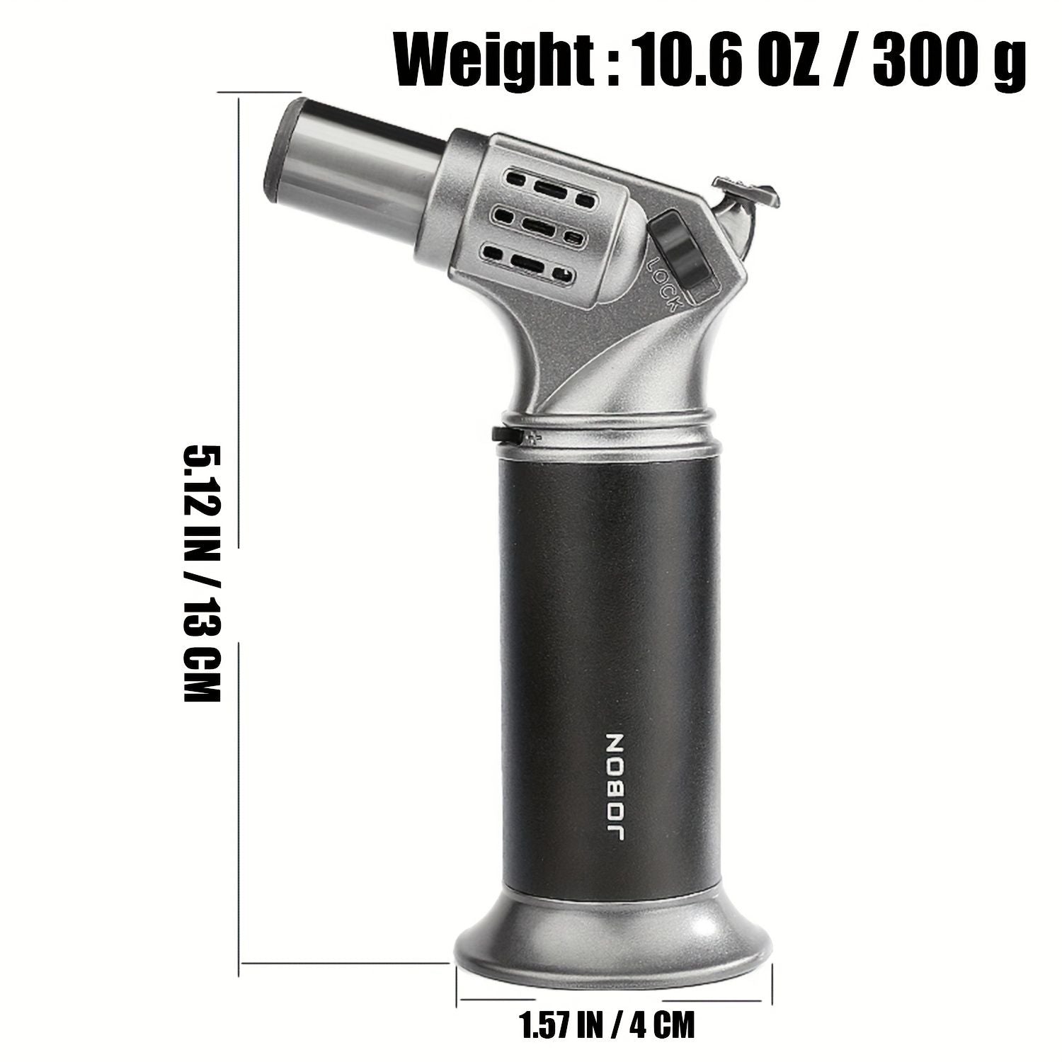 Jet Flame Torch Lighter, Wind-resistant Lighter, Refillable Butane Lighter, Electrician Soldering Tool, DIY Heat Tool, Campfire Lighter, 2‑Pack Lighter