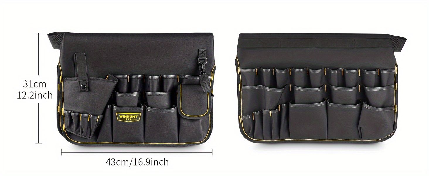Black bucket tool organizer, tool storage, heavy duty tool organizer, multiple tool pockets, DIY tool storage, professional tool organizer, Australian tool storage