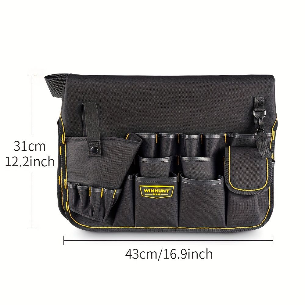 Black bucket tool organizer, tool storage, heavy duty tool organizer, multiple tool pockets, DIY tool storage, professional tool organizer, Australian tool storage