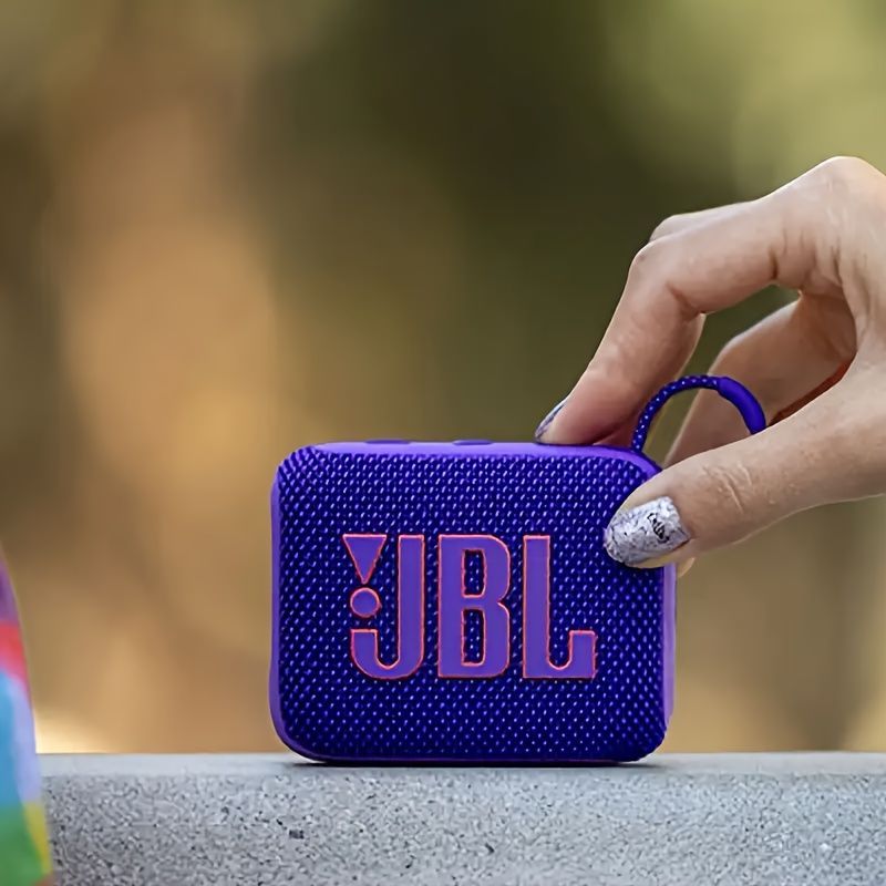 portable Bluetooth speaker, compact speaker, 7-hour playback, beach speaker, camping speaker, home speaker, outdoor speaker, long battery life, passive radiator - Purple - Size IPX7