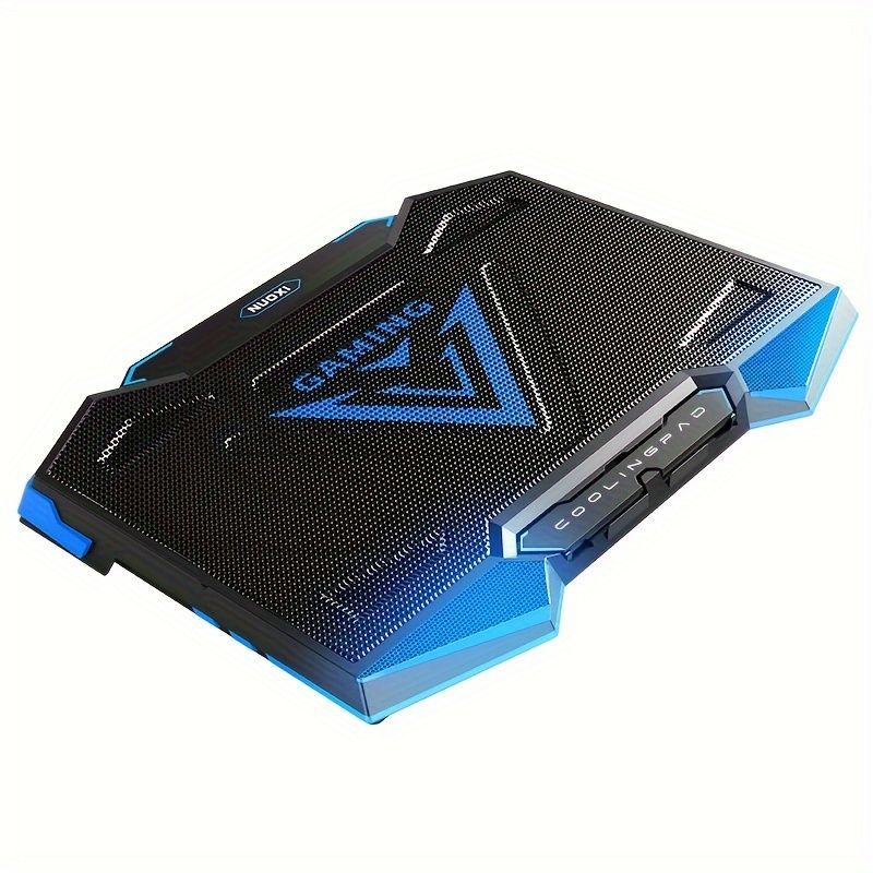 Laptop Cooling Pad Five-Core Cooling Foldable Stand Adjustable Stand Laptop - Blue - Size Universal