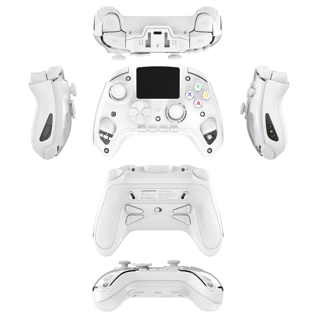 Smart Game Controller 2.5D HD Screen Purple Kirin Joystick Heart Rate - White - Size 1PCS