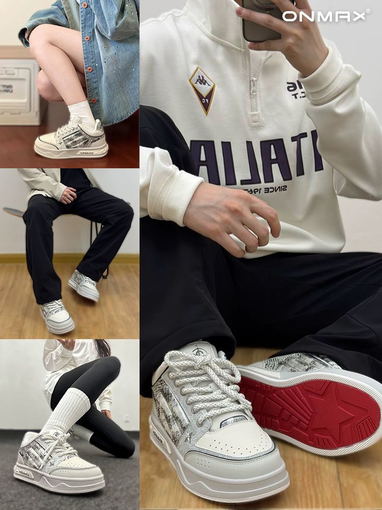 Women'S Casual Board Shoes Silver Snake Sneakers Trendy Women'S Sneakers - Silver - Size 10(AU10/EU41)