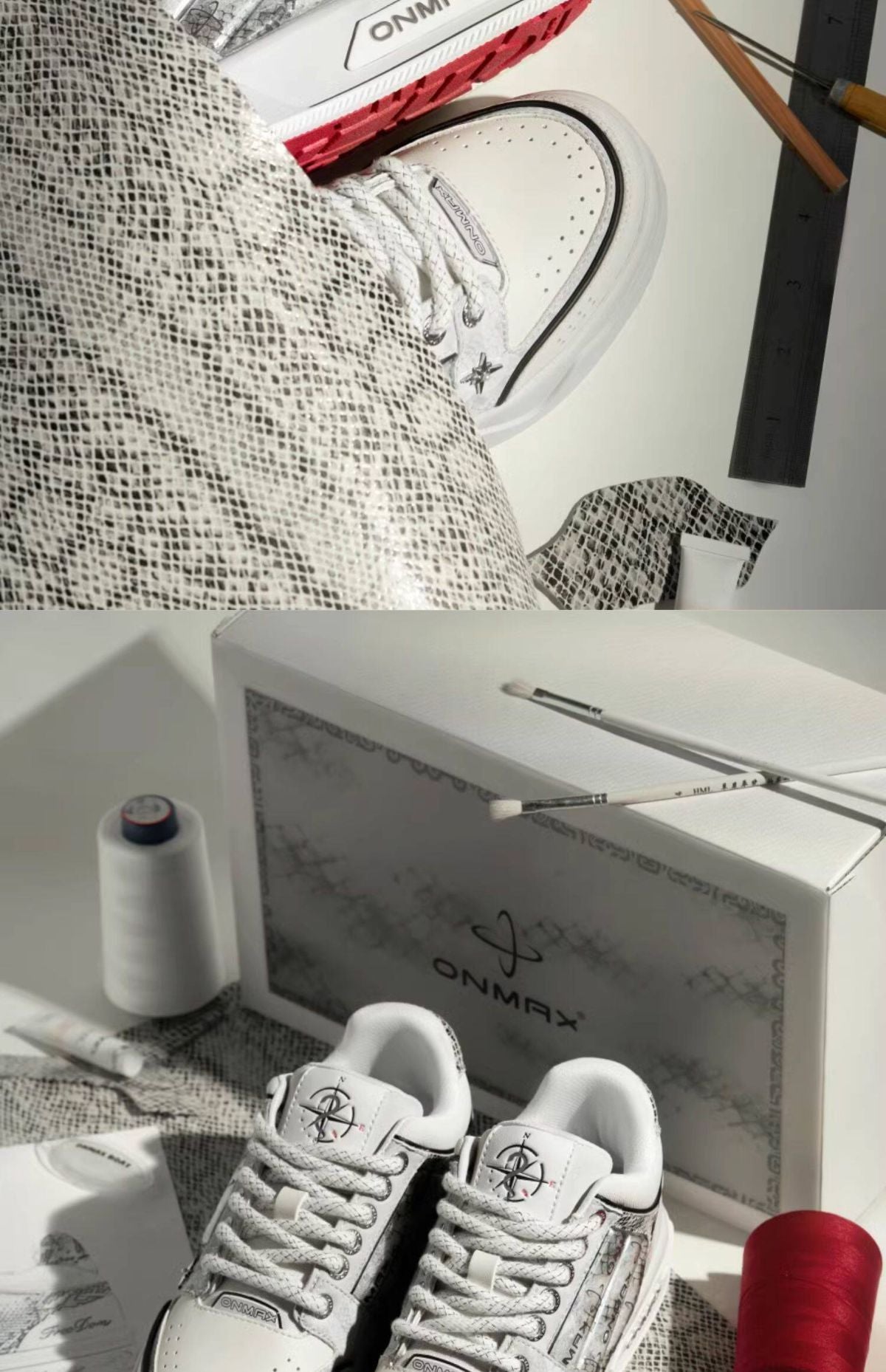 Women'S Casual Board Shoes Silver Snake Sneakers Trendy Women'S Sneakers - Silver - Size 7(AU7/EU38)