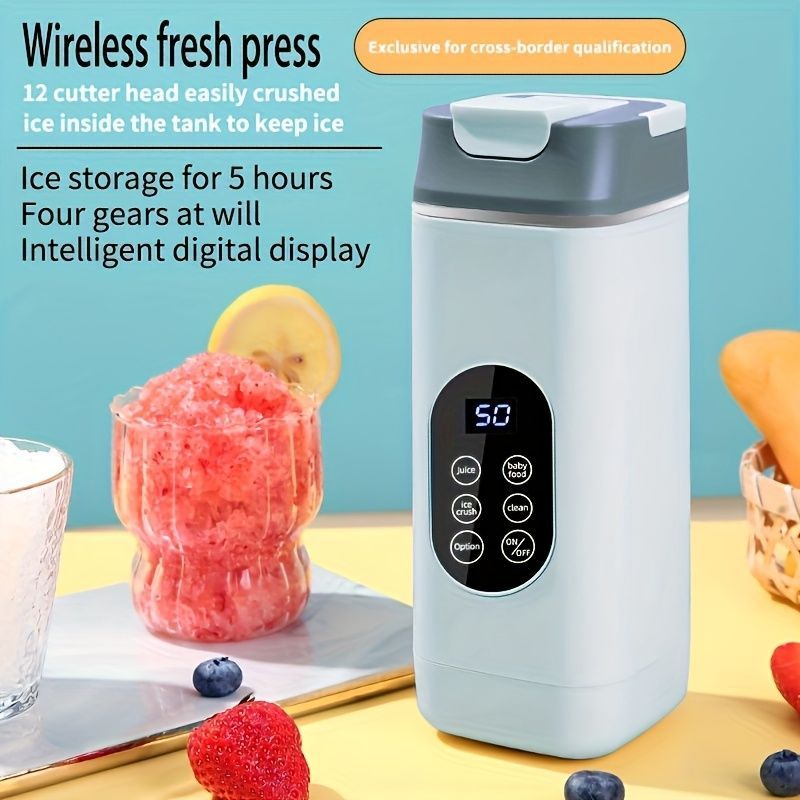 Portable Blender Compact Blender Multifunctional Blender Juice Blender Baby - Black - Size 001