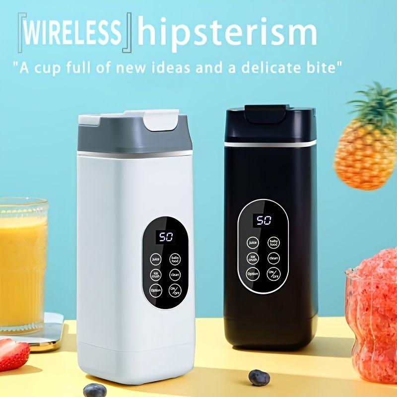 Portable Blender Compact Blender Multifunctional Blender Juice Blender Baby - Black - Size 001