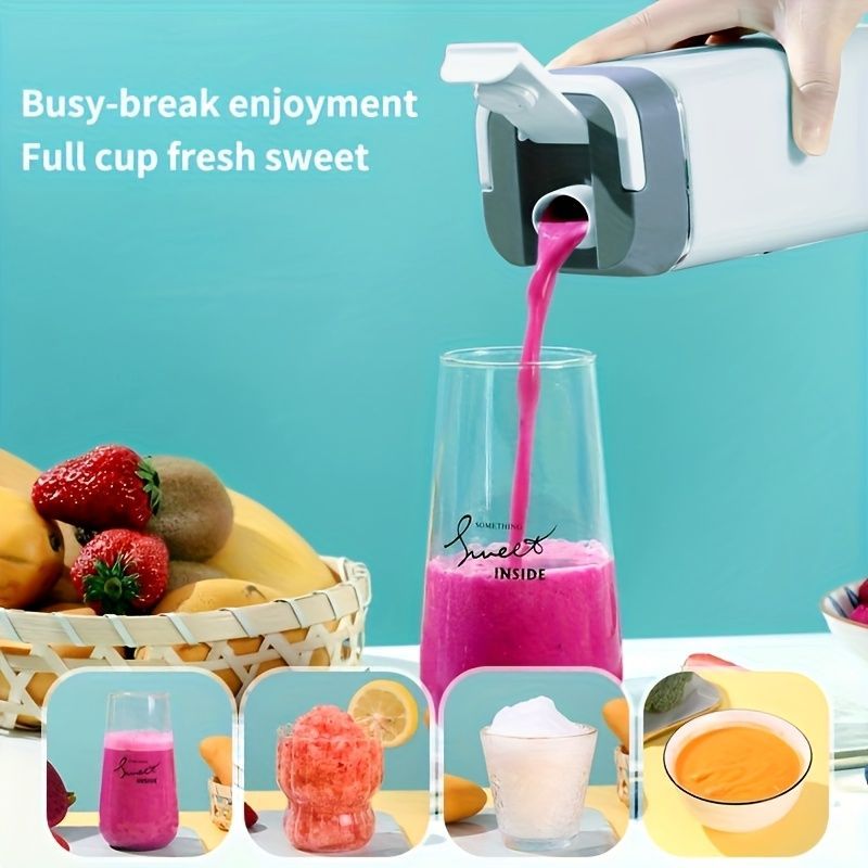 Portable Blender Compact Blender Multifunctional Blender Juice Blender Baby - Black - Size 001