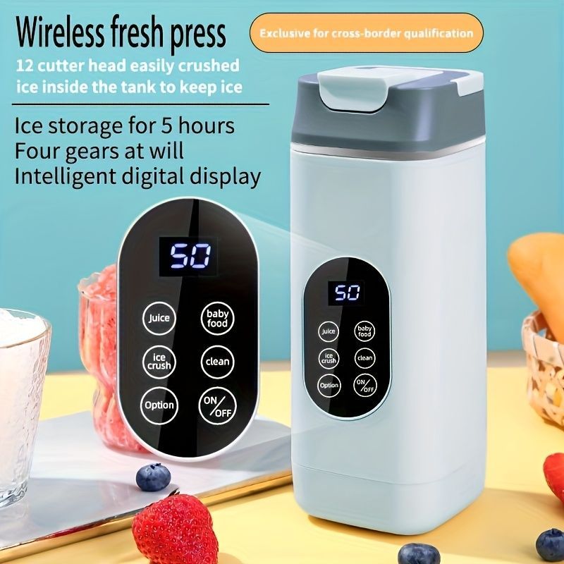 Portable Blender Compact Blender Multifunctional Blender Juice Blender Baby - White - Size 001