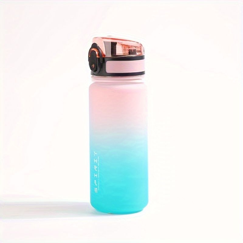 Gradient Water Bottle Sports Water Bottle Men Water Bottle Women Water Bottle - Blue - Size 650ML