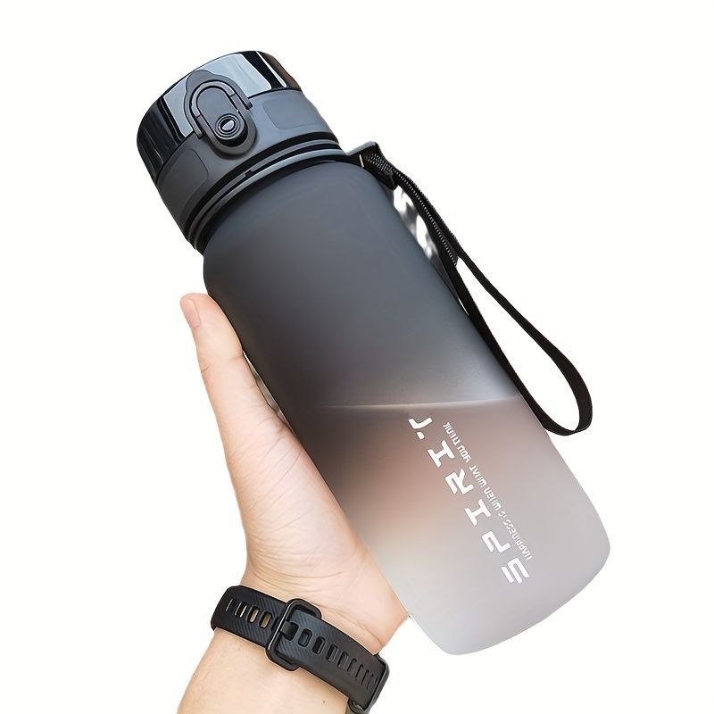 Gradient Water Bottle Sports Water Bottle Men Water Bottle Women Water Bottle - Red - Size 650ML