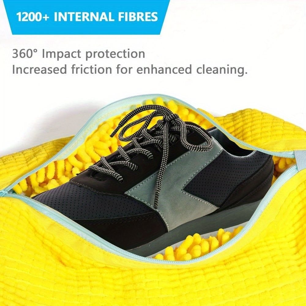 Shoe Washing Machine Bag Durable Shoe Bag Shoe Cleaning Accessory Sneakers - Blue - Size 001