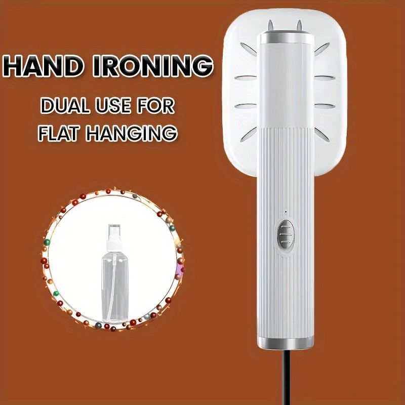 Portable Hand-Held Iron USB-Powered Iron Travel Mini Iron Fast Pre-Heating Iron - White - Size 1020