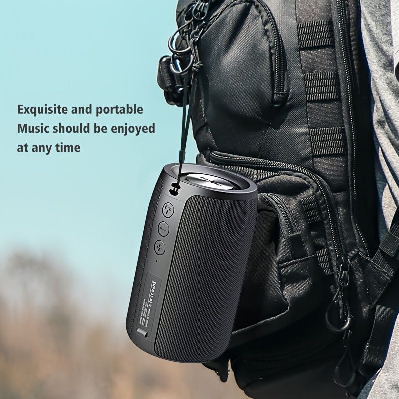 EALOT S32 Wireless Bluetooth Speaker Portable Speaker Powerful Bass TWS - Camouflage - Size 001
