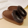 Women'S Furry Slippers Cosy House Shoes Australian Women’S Lounge Slippers Warm - Coffee - Size 45