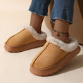 Women'S Furry Slippers Cosy House Shoes Australian Women’S Lounge Slippers Warm - Khaki - Size 38