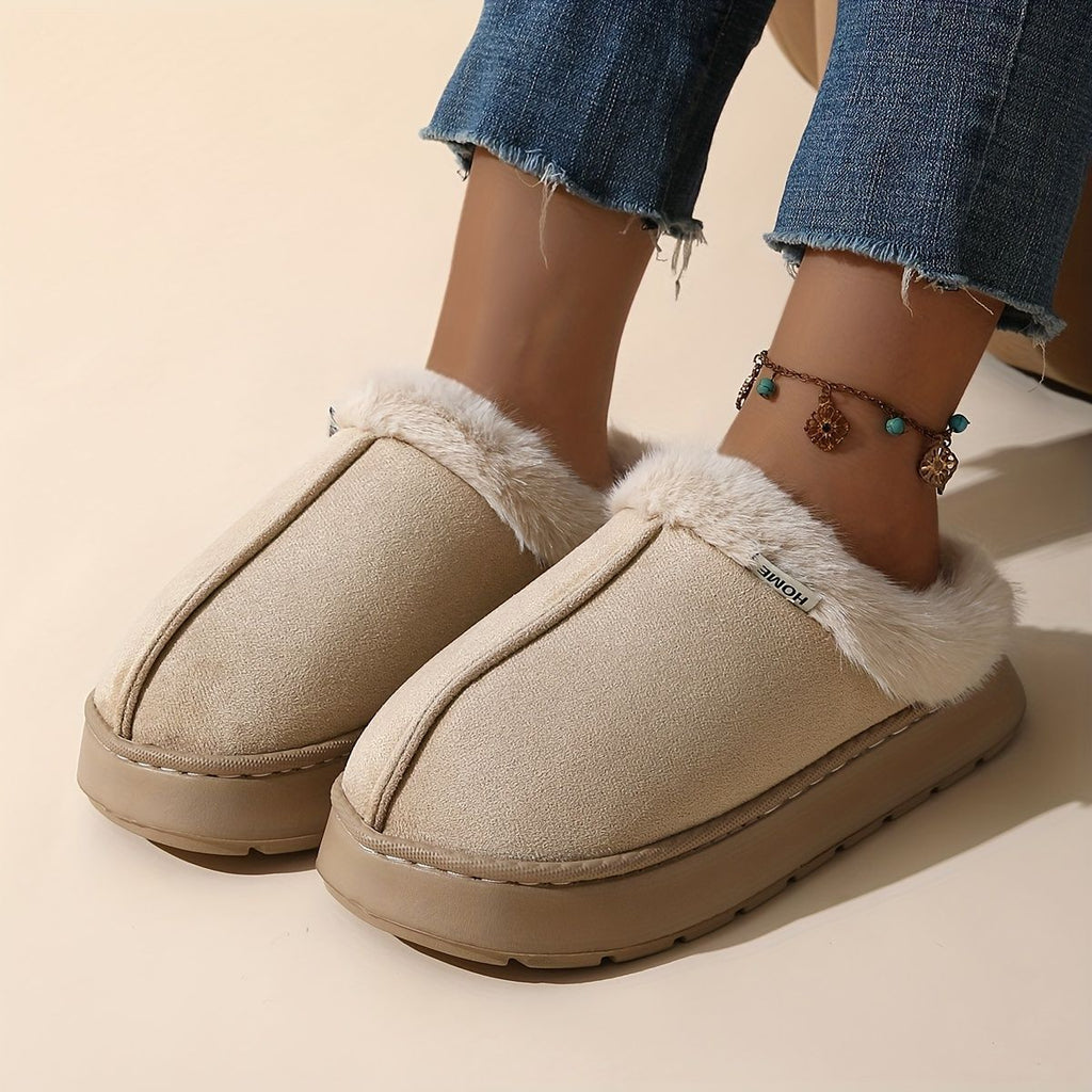 Women'S Furry Slippers Cosy House Shoes Australian Women’S Lounge Slippers Warm - Pink - Size 44