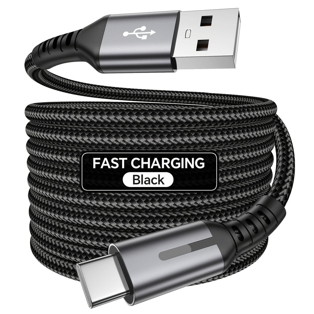 Black 240W Type-C Cable Super Fast Charging Cable 2m Data Cable Durable Charging