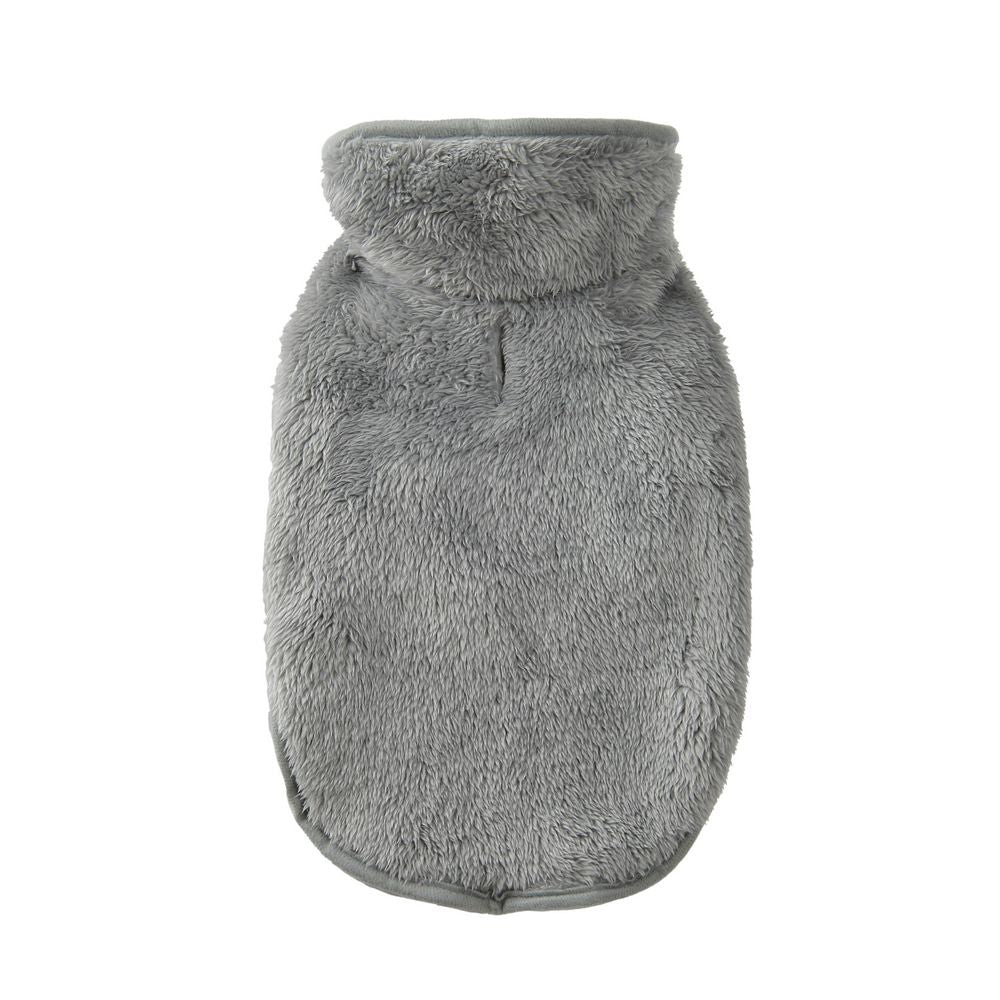 Grey XL Dog Fleece Vest for Dogs Under 100 Pounds