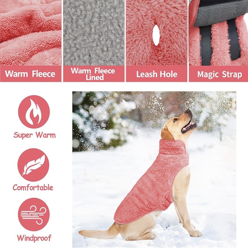 Grey XL Dog Fleece Vest for Dogs Under 100 Pounds