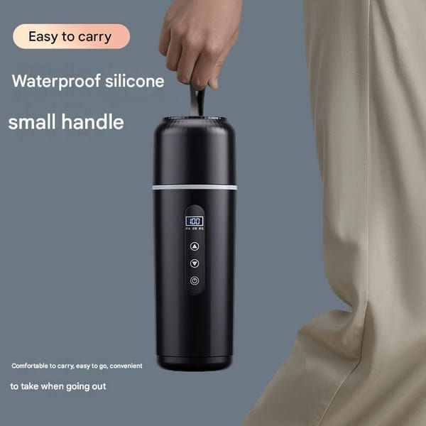 Car Electric Kettle 12V 24V 500ml 316 Stainless Steel Travel Water Boiler