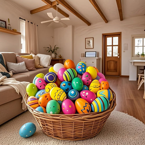 36PCS colorful plastic Easter eggs can be filled with Easter eggs, lucky surprise eggs, Easter decorations, Easter basket fillers, suitable for all kinds of activities and themed parties.