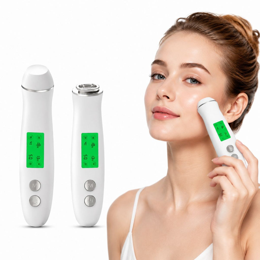 Professional Skin Moisture Tester, Digital Facial Oil Detector, High Precision Skin Hydration Analysis Meter, Hydration monitor,Portable Skin Analyzer with LCD Display & Fluorescent Agent Detection
