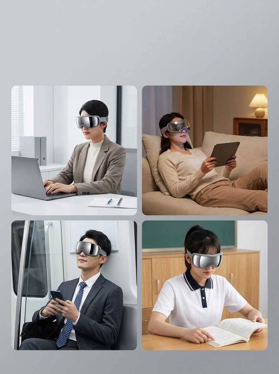 Eye Massager Mist Therapy Heat Therapy Dry Eye Relief Eye Fatigue Sensitive