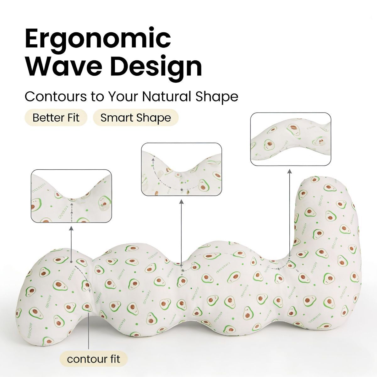 Long Rectangular Leg Pillow for Side Sleeping, Breathable Summer Cushion with Removable Washable Cover, Slim Lightweight Support Pillow for Bed Sofa Couch Travel Use - Pink - Size 100cm
