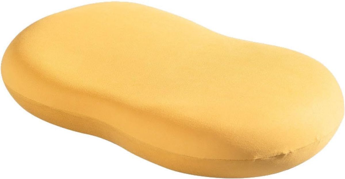 Soft and Comfortable Cat Belly Pillow Home Memory Foam Pillow Cervical Deep Sleep Memory Pillow High Pillow - Sky Blue - Size 55 * 35 * 11cm