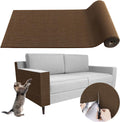 Cat Scratching Pad DIY Cat Accessory Cat Furniture Protection Cat Climbing - Brown - Size 15.8''x39.3''