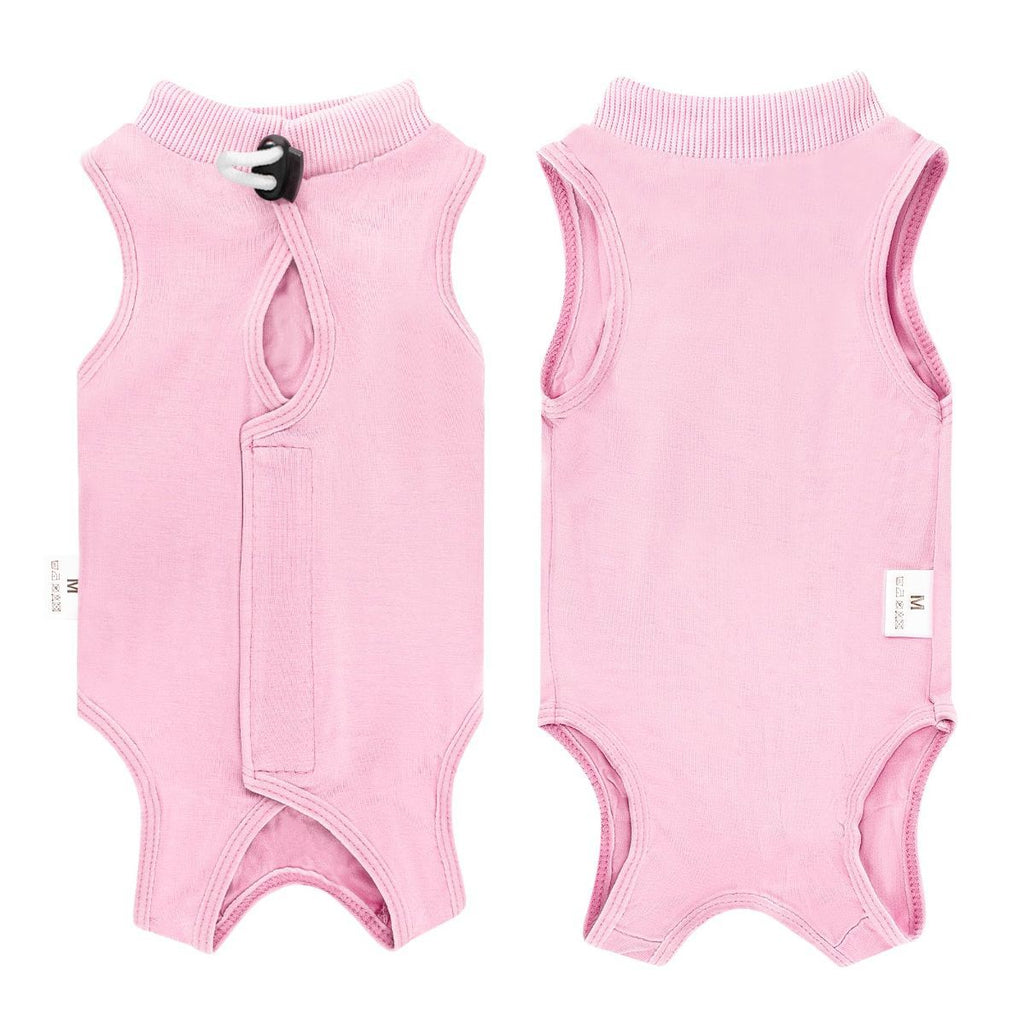 Cat Recovery Jumpsuit Abdominal Wound Protection Post-Surgery Cat Clothing - Pink - Size L(Above 7 lbs)