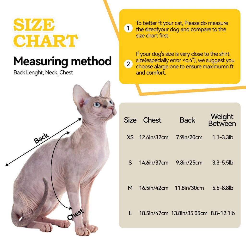 Bumblebee Cat Costume for Sphynx & Small Dogs, Fit Halloween, Yellow, Cute Bee Stripes Hoodie, Soft Warm Fleece, Holiday Cosplay Outfit, Daily Leisure Wear, Easy to Put, Safe for Leash Walking - Yellow / XXS