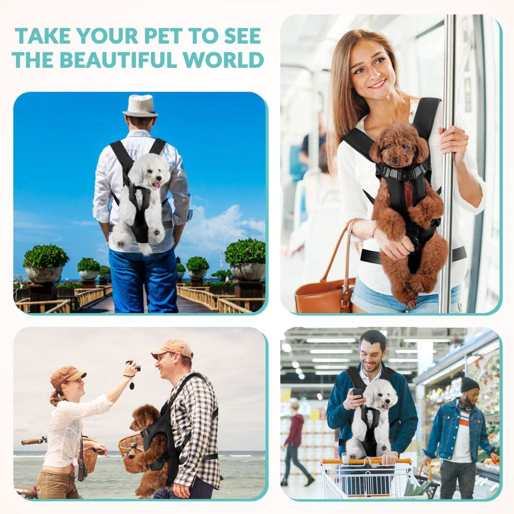Dog Harness Storage Bags For Dogs Pet Accessories Dog Outdoor Gear High-Quality - Black - Size M