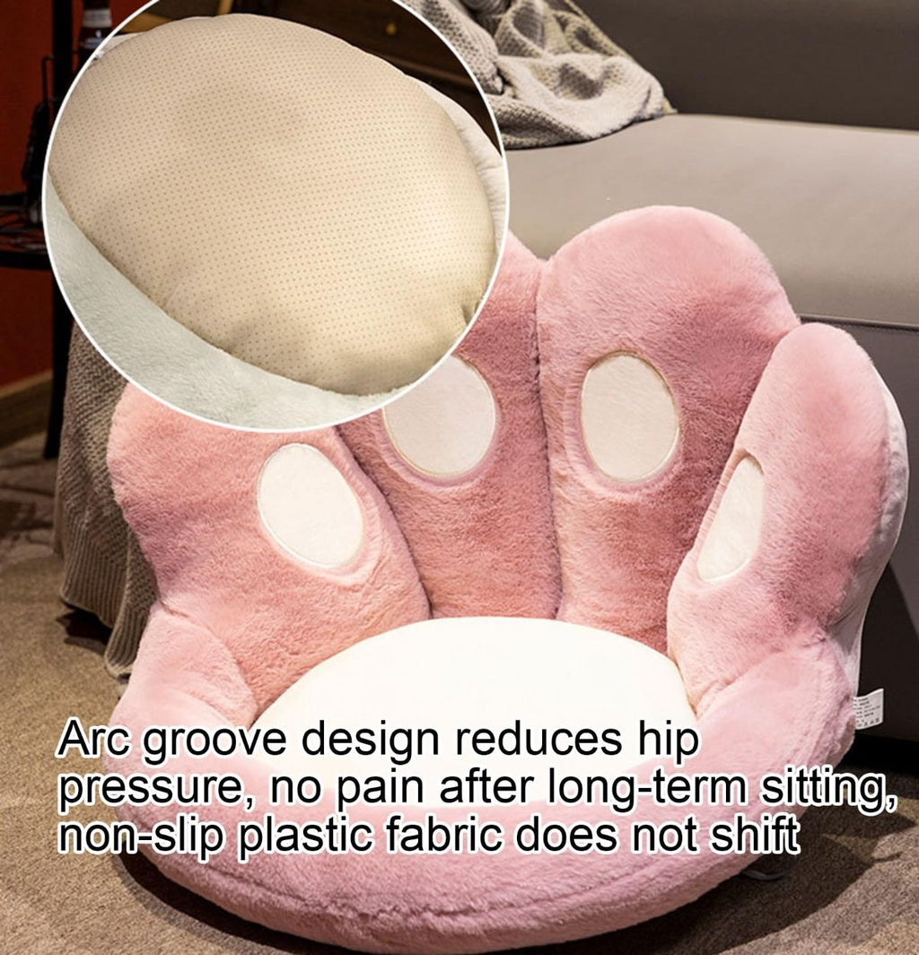 Cat Paw Cushion Chair Cushion Plush Cushion Home Decor Gift For Her Versatile - Pink - Size 55*50*40cm