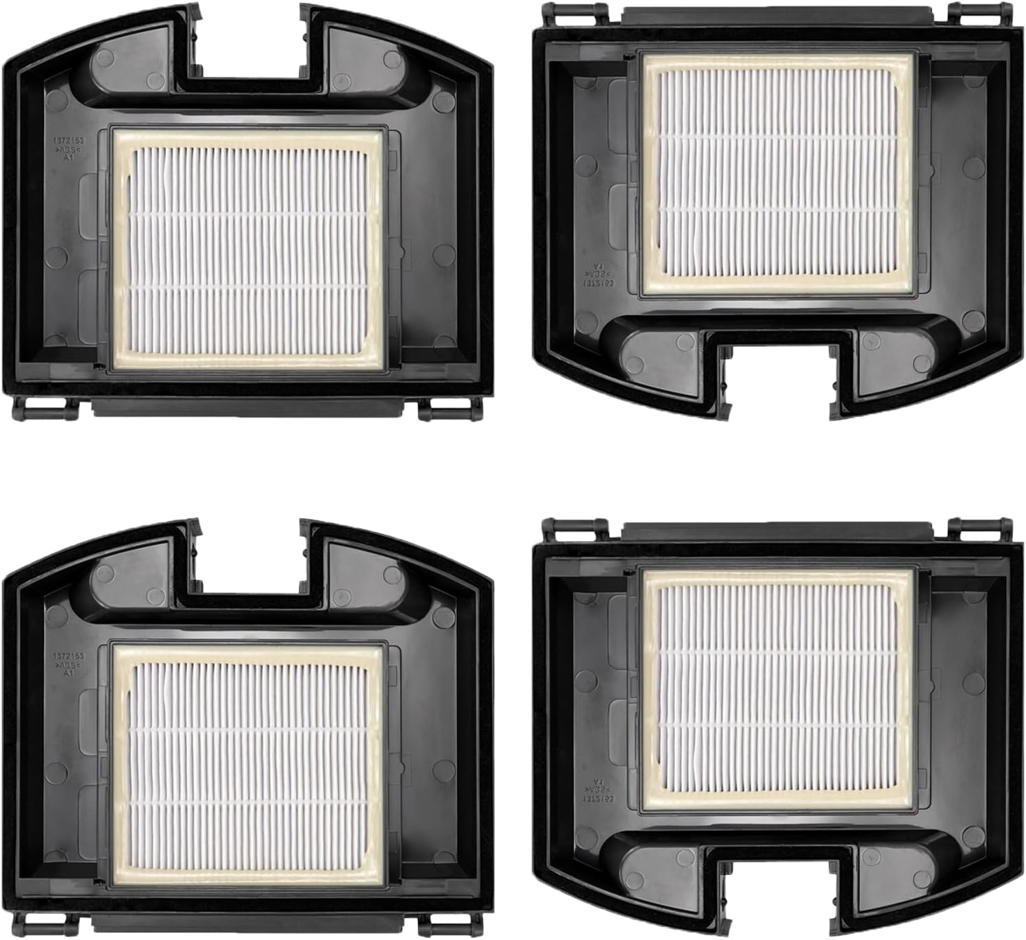 4 Pack HEPA Filters for Shark RV2310 Matrix Robot Vacuum Cleaner, Washable Filter Replacement Accessories