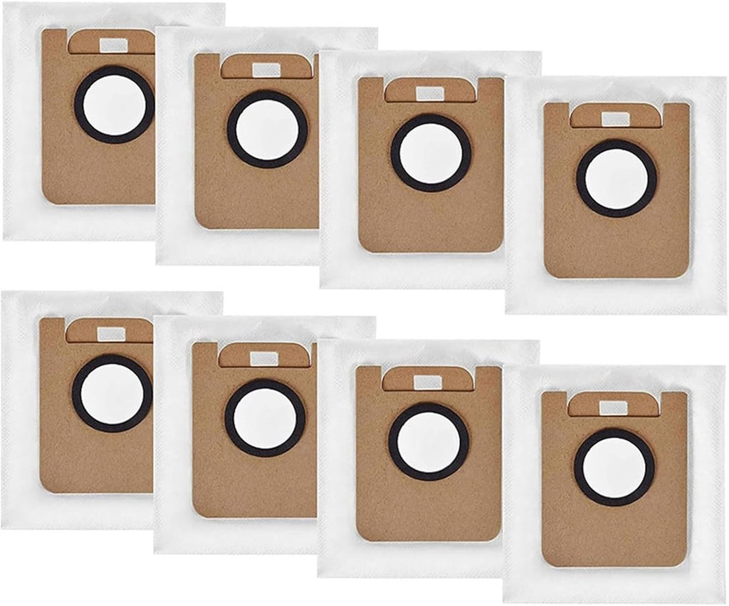 Vacuum cleaner bags - Eco-friendly vacuum cleaner bags - Practical vacuum cleaner bags - 8 reusable vacuum cleaner bags - Replacement parts for robot vacuum cleaners