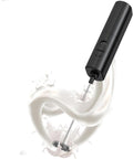 Milk Frother - Milk Frothers - Manual Milk Frother - Electric Milk Frother - Functional Electric Milk Frother - Portable Electric Milk Frother - With Whisk - For Coffee, Matcha, Latte and Cappuccino