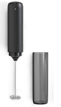USB rechargeable electric milk frother for coffee, latte, cappuccino and hot chocolate, Black
