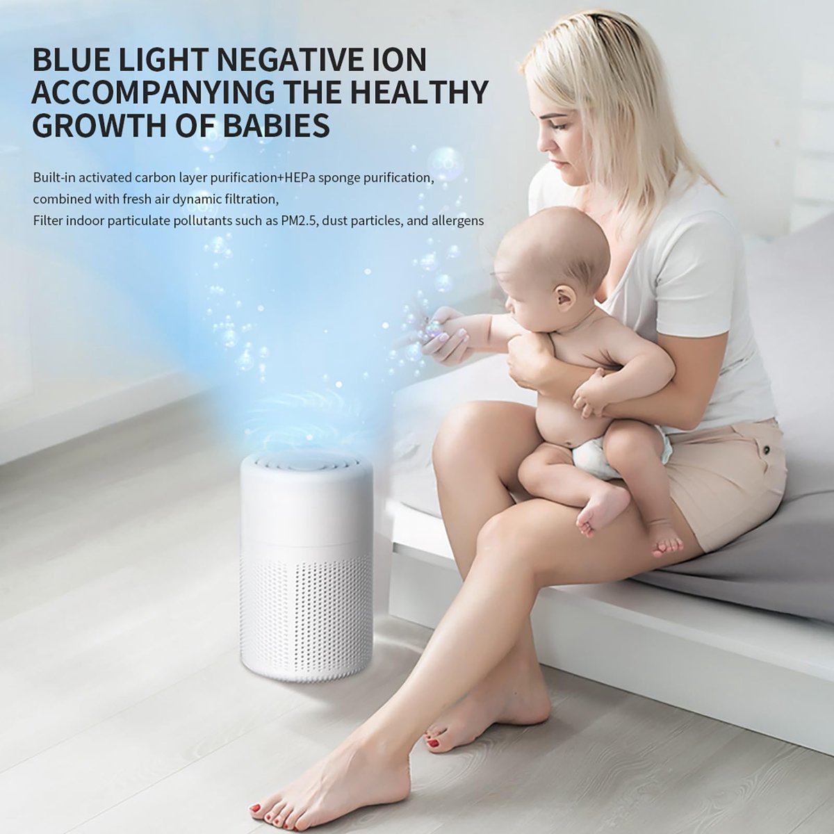 Activated carbon filter for air purifiers - Eliminates dust, PM2.5 and odors, replacement filter for home air purifiers