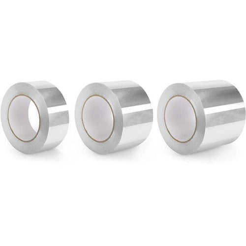 1 Roll Aluminum Adhesive Tape, High Temperature Waterproof Sealing Tape, 50 mm x 50 m