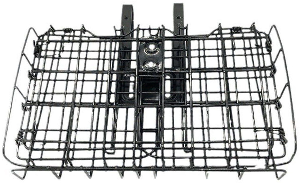 Foldable Bicycle Basket Removable Metal Mesh with Quick Release