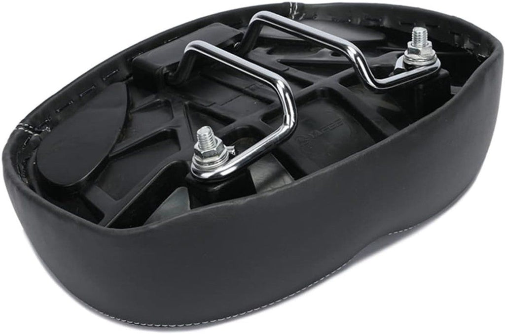 Black and Red Bicycle Saddle Shock Absorbing Wide Seat Cushion Unisex, 26 x 17 x 9 cm
